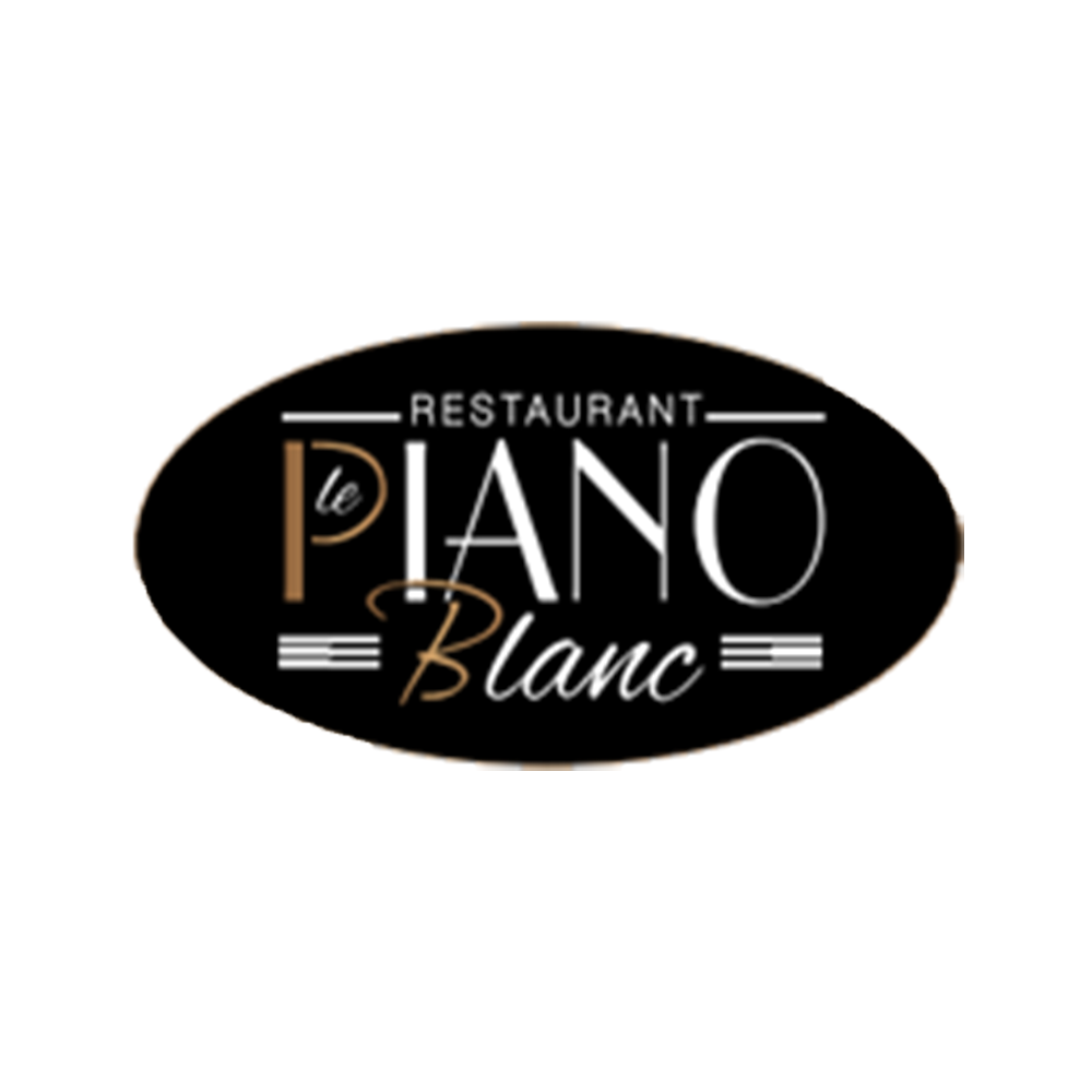 Logo restaurant Piano Blanc